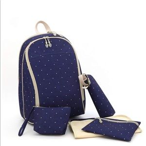 Trendy Blue Baby Bag